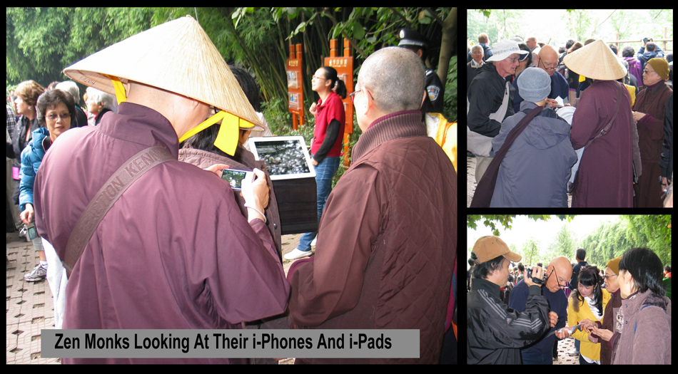 Zen Monks With i-Pads